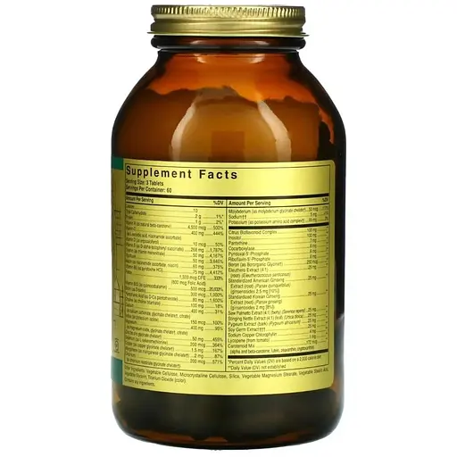 Мультивітаміни для чоловіків Solgar Male Multiple 180 таблеток - фото 2