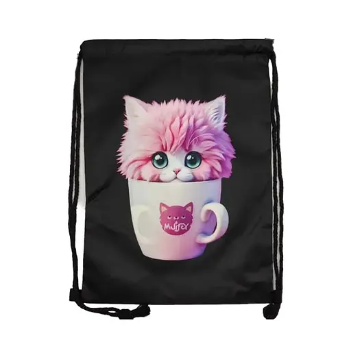 Мішок для взуття Котик, собачка, не промокає, 34x43 см, 430-40 (В асортименті)