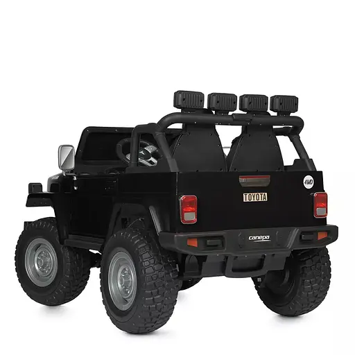 Електромобіль дитячий Bambi Toyota M 4968EBLR-2 24V з пультом керування Чорний - фото 3