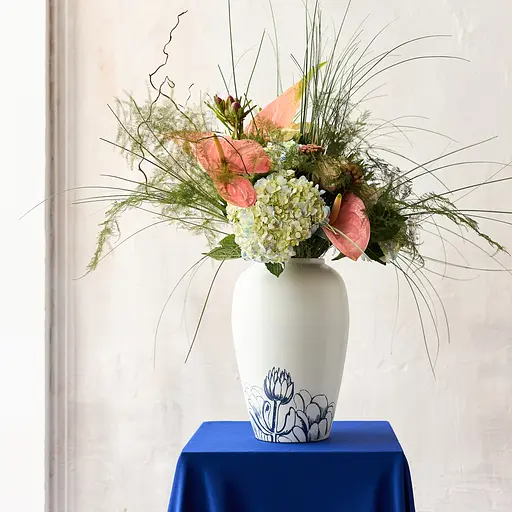 Ваза MBM HOME Елізіум залізна принт золотий 230х230х350 мм (VB-01 PRINT/GOLD) - фото 8