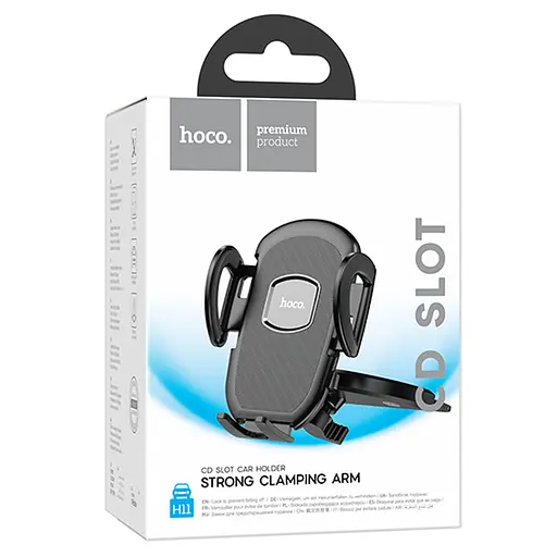 Держатель Hoco H11 car holder авто холдер в СД-слот черный - фото 8