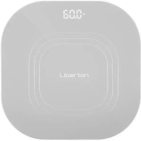 Ваги підлогові Liberton LBS-0814 SMART, Grey, LCD-дисплей, синхронизація по bloetooth, максимальна вага 180кг, точність