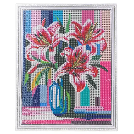 Набір з алмазною мозаїкою "Лілеї" 40*50 см, IDEA2-CK6584, ТМ "99IDEAS" - фото 6