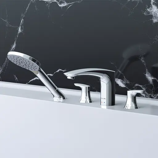 Смеситель на борт ванны AM.PM Like 4-х секционный (F8001300) - фото 2