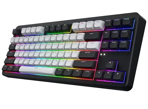 Клавиатура игровая механическая HATOR HTK-850UA Wireless Black-White Rockfall 3 TKL Mecha orange, QMK/VIA - фото 2