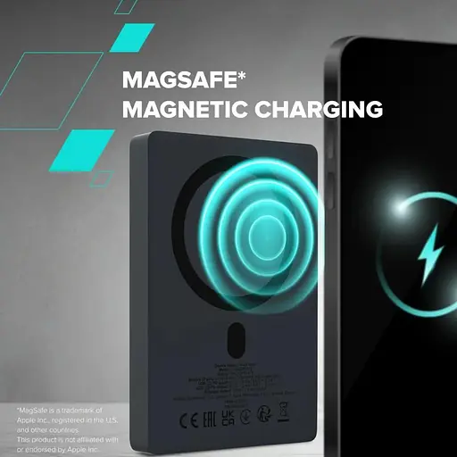 Павербанк Canyon Magnetic Black 10 000 mAh / 20 Вт (CNS-CPB511B) - фото 6