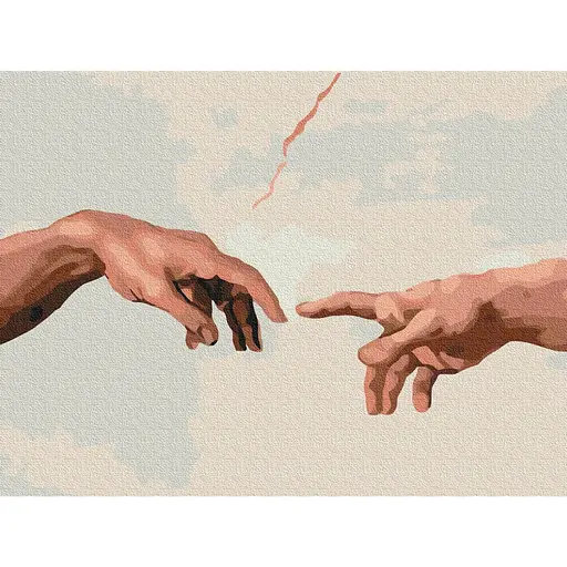 Картина за номерами Створення Адама Brushme 30x40 см кольорова 000221050