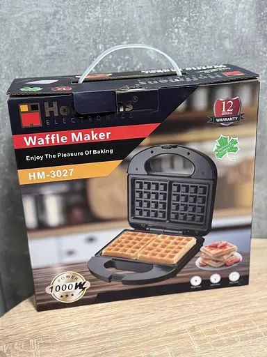 Електровафельниця Hoffmas Electronics HM-3027 1000 Вт - фото 4
