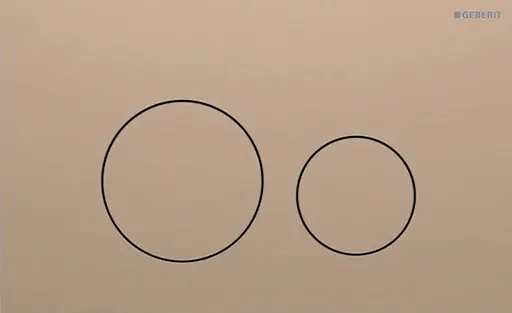 Клавіша змиву Geberit Sigma40 Round Червоне золото 115.628.QB.1, Золотий - фото 1