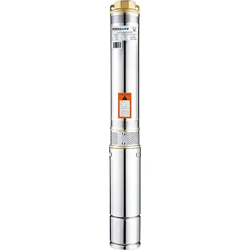 Насос глибинний відцентровий Zegor 4SDM408-0,55 кабель 8 м + ремкомплект 30412 - фото 1