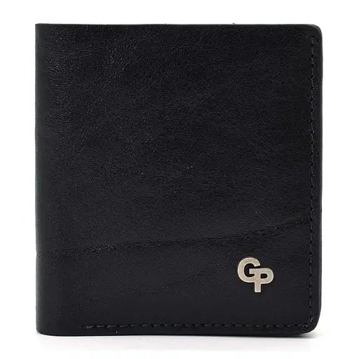 Мужской кожаный кошелек Grande Pelle 10х10х2 см acs0029261 - фото 1