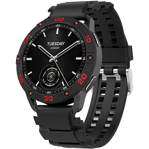 Безель Sikai для смартгодинника Xiaomi Watch S3 Black-red