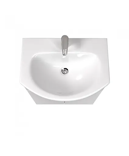 Тумба Мойдодир Tetris White 60 з умивальником Runa 60 Білий - фото 3