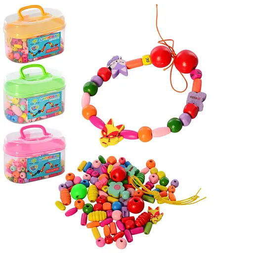 Детская развивающая игрушка Шнуровка MD 2200 деревянная