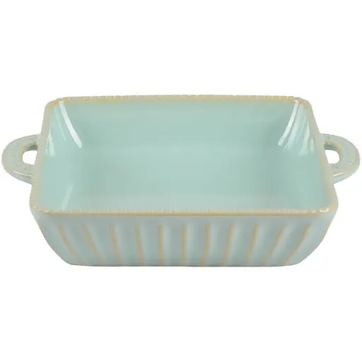 Форма для запікання Limited Edition Allegra Oliva квадратна кам'яна кераміка оливкова 26.5x22x5.5 см (GJH011-26-2-131)