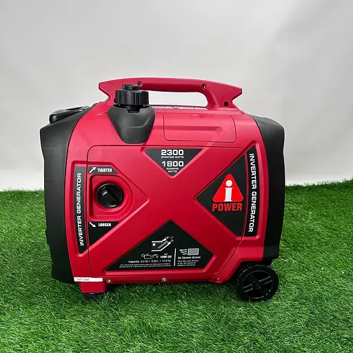 Инверторный бензиновый генератор iPower SM2300I (1.8/2.3 кВт) с дисплеем, колесами и ручкой - фото 5