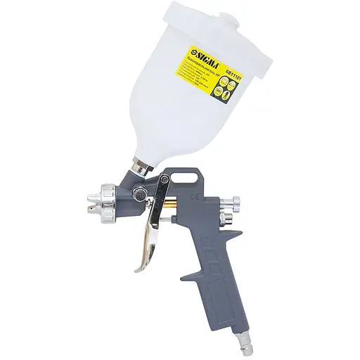 Фарборозпилювач Sigma HP 1.4 мм з верхнім пластиковим баком 600 мл (6811101) - фото 1