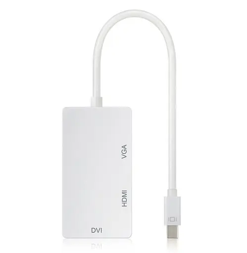 Перехідник mini DisplayPort M HDMI/VGA/DVI 24+5 FHD 1080p - фото 4