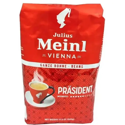 Кава зернова Julius Meinl Prasident 500 г - фото 1