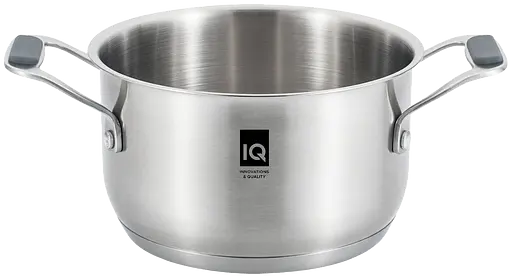 Кастрюля IQ Be Brave нержавеющая сталь 5.5 л с крышкой 24 см (IQ-2052-24) - фото 2