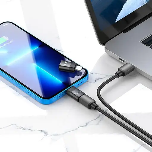 Перехідник Hoco UA17 iP Male to USB Female USB 2.0 Adapter - фото 2