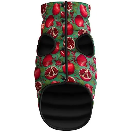 Курточка для собак Waudog Clothes малюнок "Гранати", M50, В 76-79 см, С 55-61 см