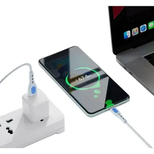 Кабель XO NB280 Jian Yan Series Micro Data Cable 1 м 3A Синий - фото 1