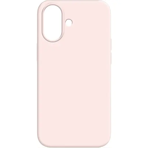 Чехол Make Apple iPhone 16 Silicone Chalk Pink