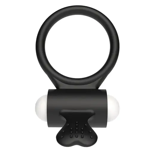 Виброкольцо Lovetoy Power Clit Cockring Heart черный - фото 4