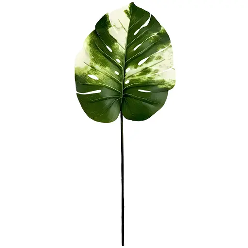 Штучне листя Engard Monstera Alba 78 см (TW-55)