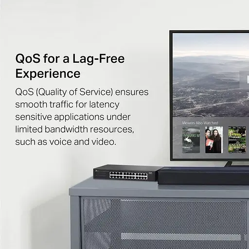 Коммутатор TP-Link 24-портовий гигабитний настильний/стийковий (LS1024G) - фото 7