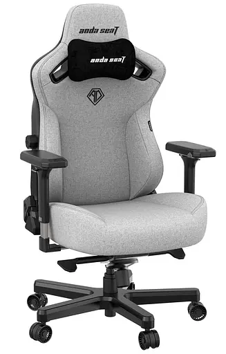 Ігрове крісло Anda Seat Kaiser 3 XL (AD12YDC-XL-01-G-PVF) Gray Fabric (AD12YDC-XL-01-G-PV/F) - фото 1