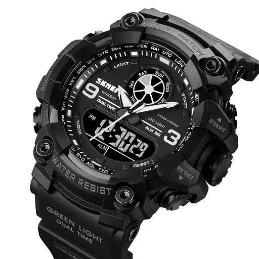 Наручний годинник чоловічий Skmei 1818 Black, 1818BK (12270) - фото 4