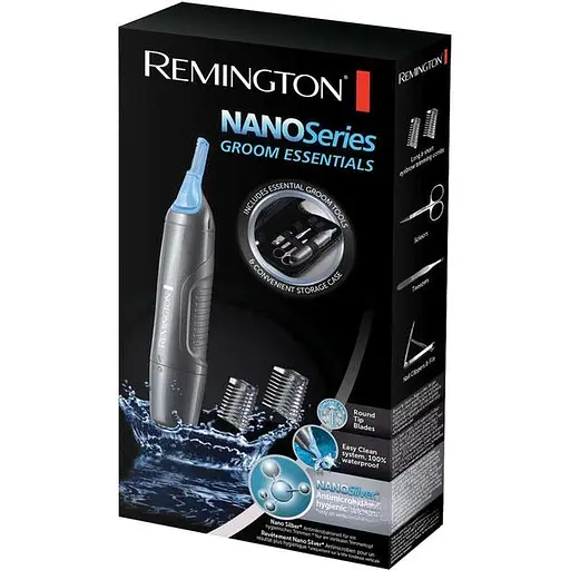 Триммер для носа и ушей Remington NE3455 серый (43201570100) - фото 3