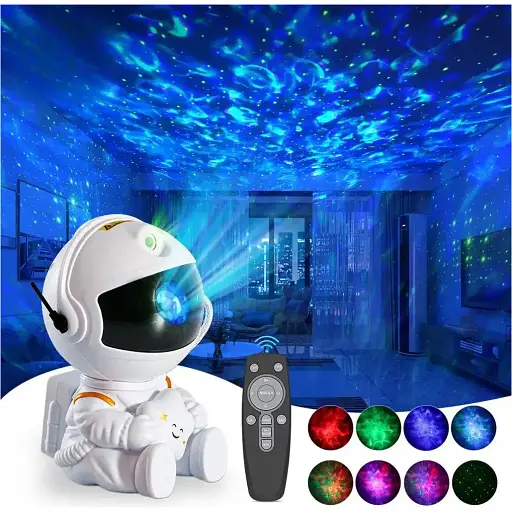 Проектор звездного неба XO CF4 mini Astronaut Sky Projection Lamp White [118226] - фото 7