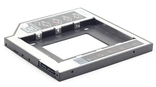 Внешний карман Gembird HDD 2,5" для ноутбука в отсек CD-ROM MF-95-02 (12.5 мм) (MF-95-02) - фото 1