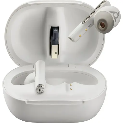 Навушники TWS Poly Voyager Free 60+ Earbuds + BT700A + TSCHC White - фото 2