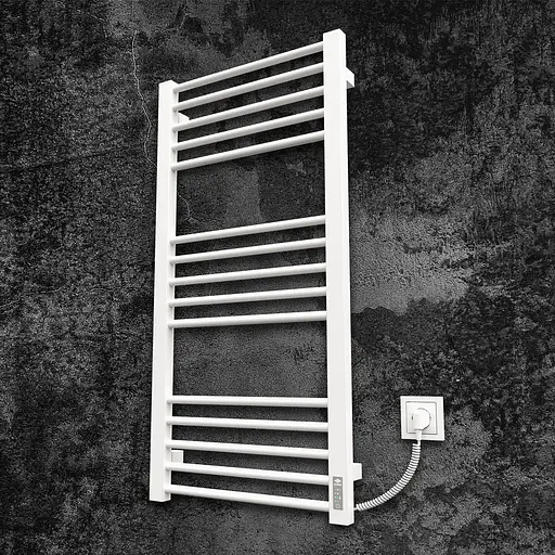 Електрична рушникосушарка Kosser Степ 1000x500 ER тайм. білий ДСТ03ERW, Білий матовий, Праве - фото 1