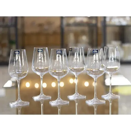 Набор бокалов для вина Bohemia Strix (Dora) 360 мл 6 шт (8533) - фото 3