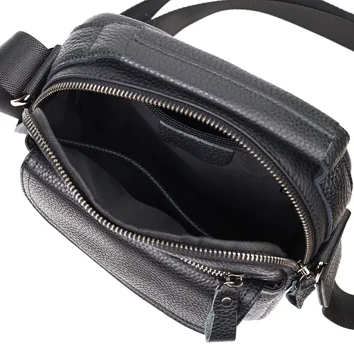 Чоловіча шкіряна сумка Vintage 19х23х6,5 см sum0024953 - фото 4