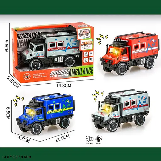 Машина на батарейках, звук, свет (В ассортименте) - фото 2