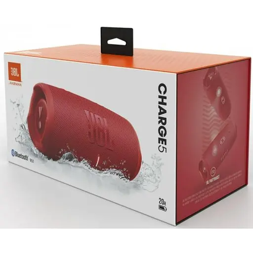 Портативная колонка JBL Charge 5 Red (JBLCHARGE5RED) - фото 8