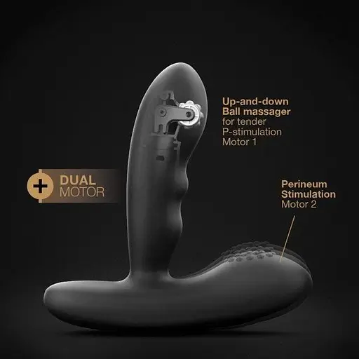 Масажери простати Dorcel P-Stroker з пультом ДК підігрівом і точковим масажем, два мотори - фото 6