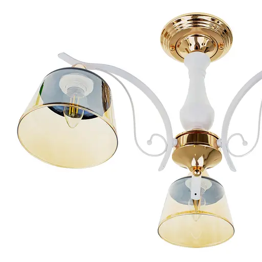 Люстра Brille в спальню E27 60W WH (LK-699S/3) - фото 2