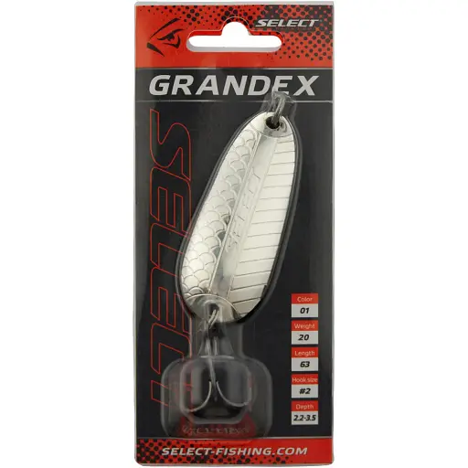 Блешня Select Grandex 20 g 63 mm #01 - фото 2