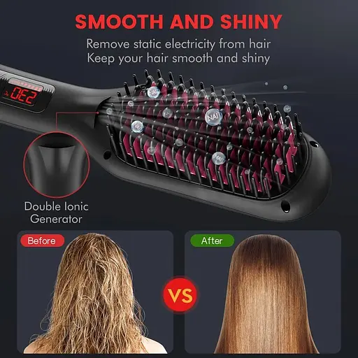 Щетка-выпрямитель для волос Nisperos с быстрым нагревом - фото 3