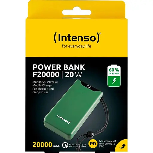 Павербанк Intenso Green 20 000 mAh / 20 Вт (7332057) - фото 4