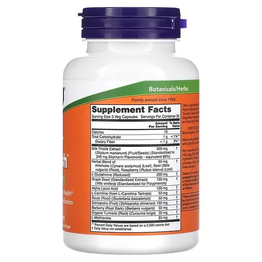 Підтримка печінки у капсулах №90 Now Foods Liver Refresh - фото 2