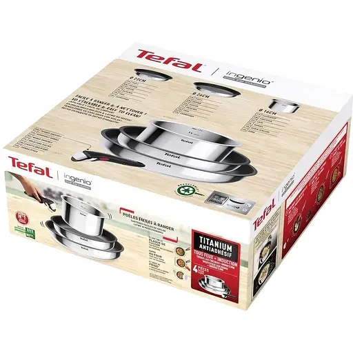 Набор посуды Tefal Ingenio Cook Eat 4 предмета (L881S404) - фото 10
