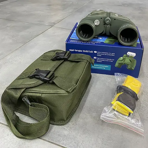 Водонепроницаемый бинокль Rebuff 7x50 с компасом и дальномерной сеткой - фото 5